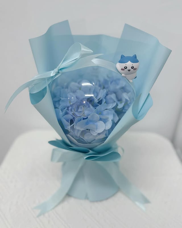 💙Hachiware玫瑰繡球亞克力波波花💙